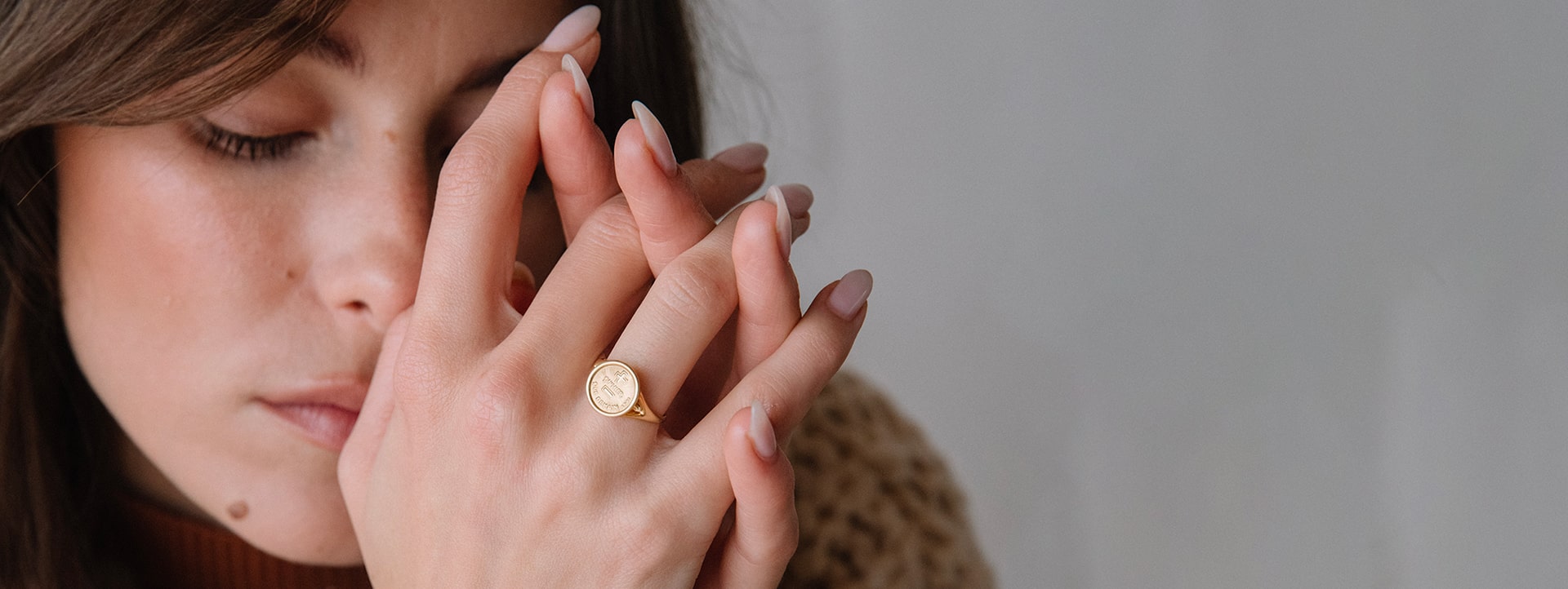 Nouvelle bague Médaille d'Amour