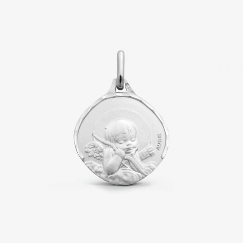 Médaille Saint Christophe Géant de Canaan Or Blanc - Augis - Site Officiel