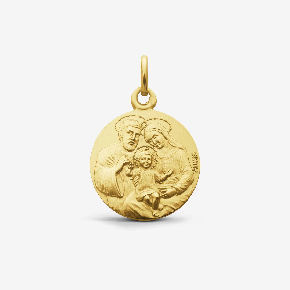 MEDAILLE en or jaune (750) octogonale représentant Saint…