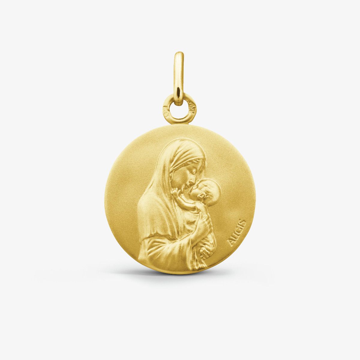 Médaille enfant en or jaune 18 carats AUGIS