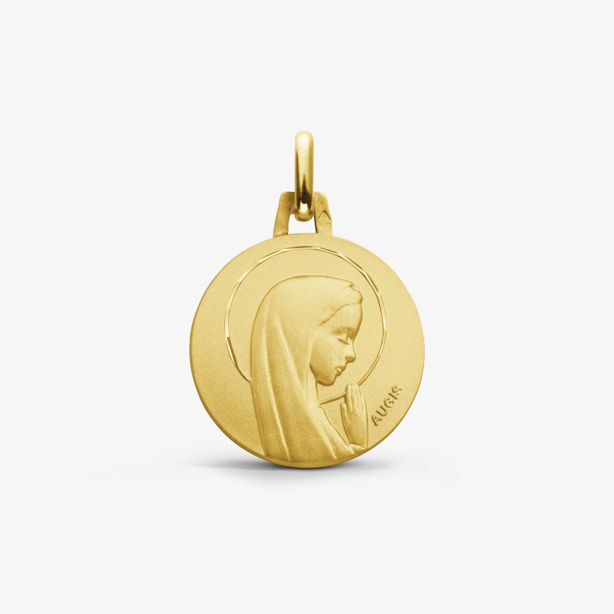 Médaille Saint Christophe Or Jaune 16mm - Augis - Site Officiel