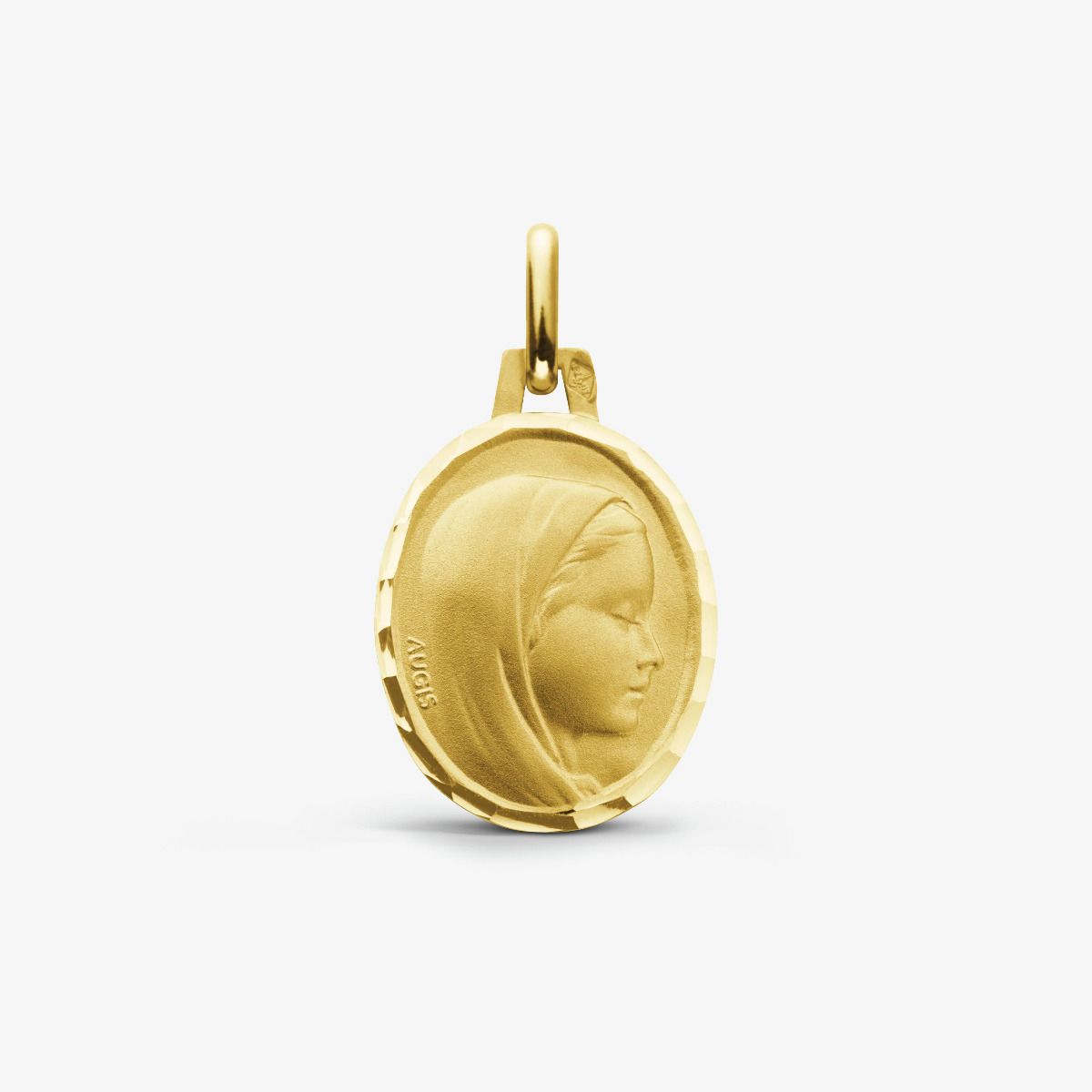 Médaille Vierge Marie Or Jaune 18 carats - 16 mm