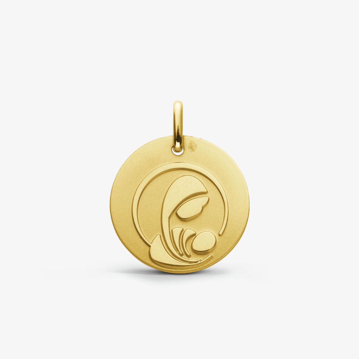 Médaille bapteme Vierge à l'enfant