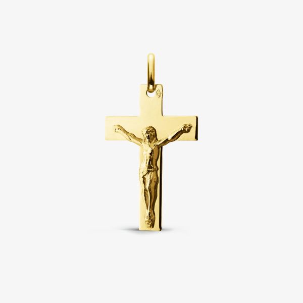 Médaille De Baptême En Or 18K 750 « Ecce Homo » – Christ à La Couronne D’épines, 2,69 Grammes – Occasion